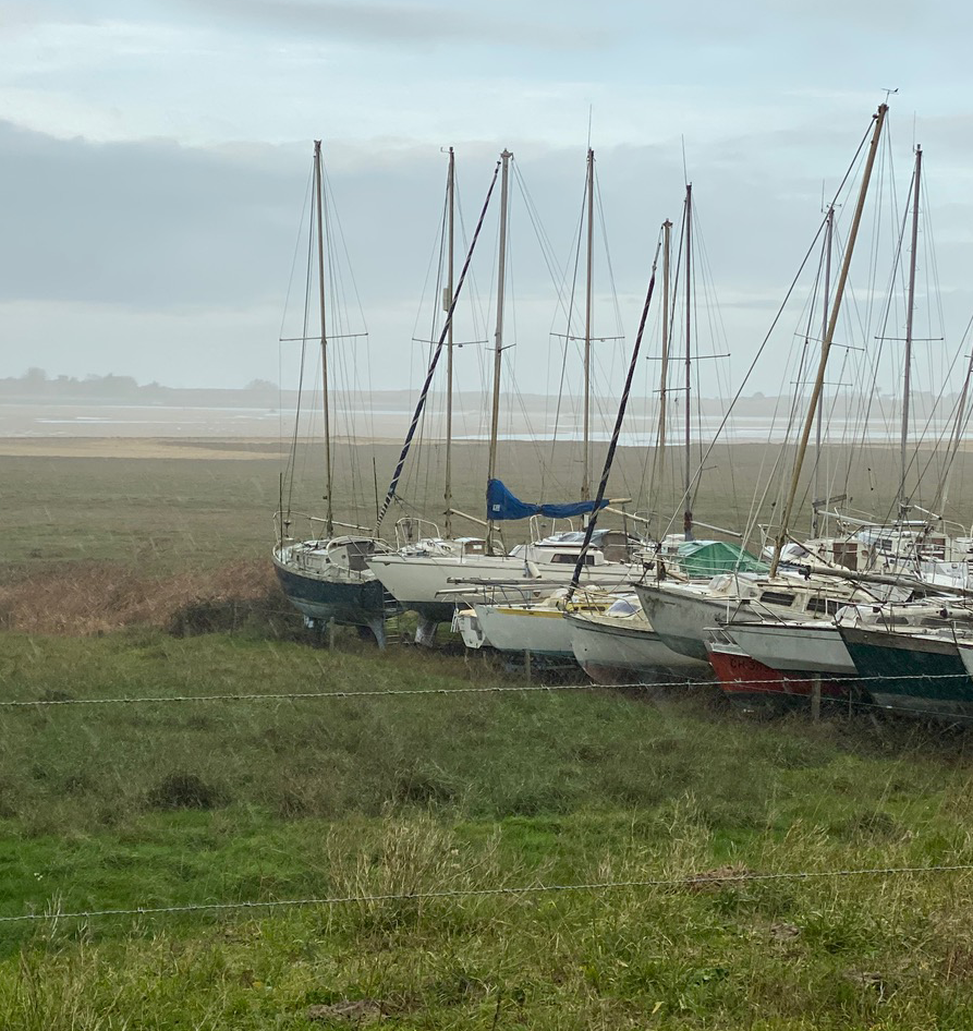 photo bateau marée basse baie de somme